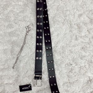 Chain buckle belt